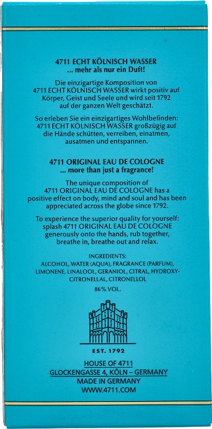 4711 Original eau de cologne - citrus aromatisch - unisex - 100 ml