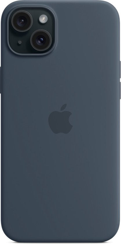 Apple siliconen hoesje - iPhone 15 Plus MagSafe - Storm Blue