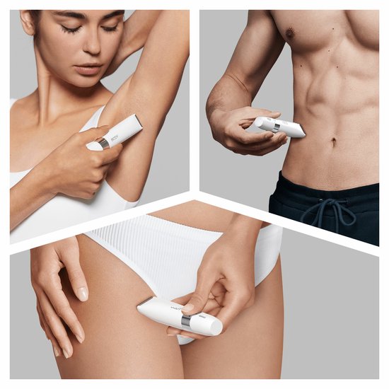 Braun Body BS1000 mini trimmer - elektrische ontharing voor vrouwen en mannen - Wit