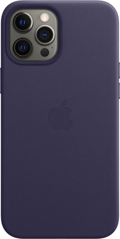 Apple iPhone 12 Pro Max Case - Leather MagSafe - Purple