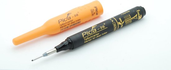 Pica markeerstift 150/46 - voor diepe gaten - permanent - Zwart
