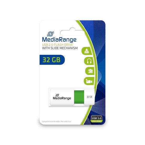 MediaRange USB-stick - flash drive - 32 GB