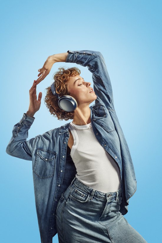 Sennheiser MOMENTUM 4 Wireless koptelefoon - noise cancelling - 60u batterij - Denim