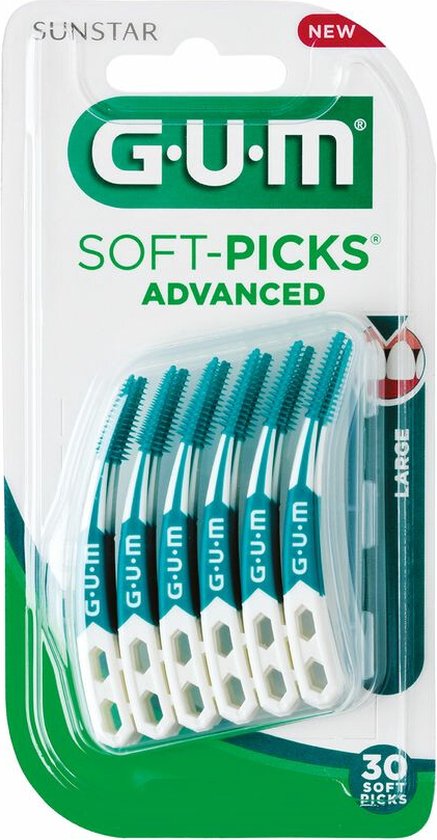 GUM Soft-Picks Advanced tandenstokers - large - 30 stuks
