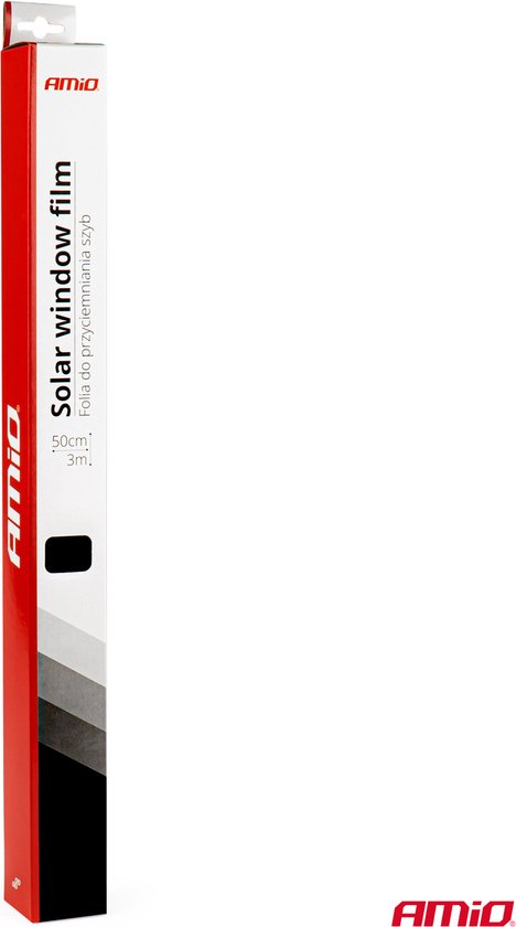 Car window film - solar ultra dark - black 1% - 0.5×3 m