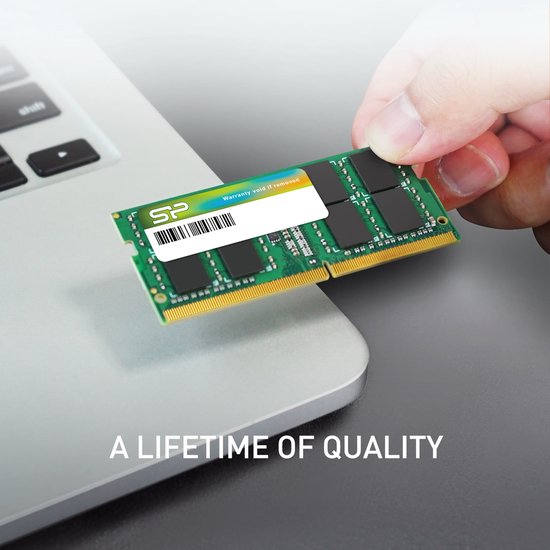 Silicon Power laptopgeheugen - DDR4 8 GB - 2666 MHz CL19 - SODIMM - SP008GBSFU266X02