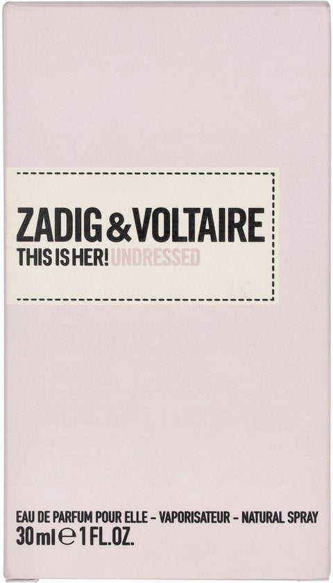 Zadig & Voltaire This Is Her! Undressed eau de parfum - dames - 30 ml