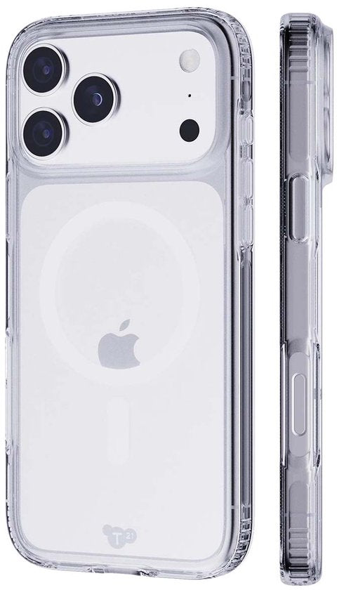 Tech21 Evo Clear iPhone 17 Pro Max hoesje - MagSafe - schokbestendig 3,6m - Transparant
