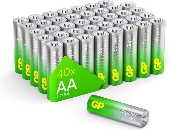 GP Super batterijen - AA alkaline - 40 stuks