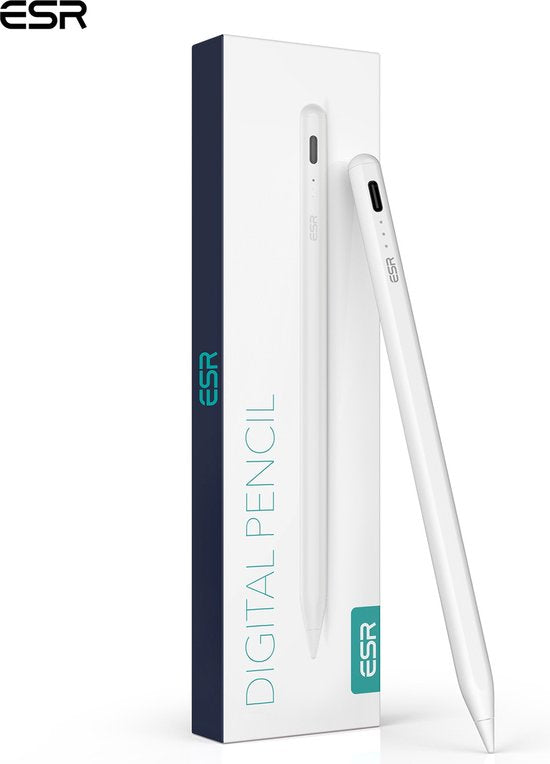ESR Digital+ stylus pen - palm rejection voor iPad - Wit