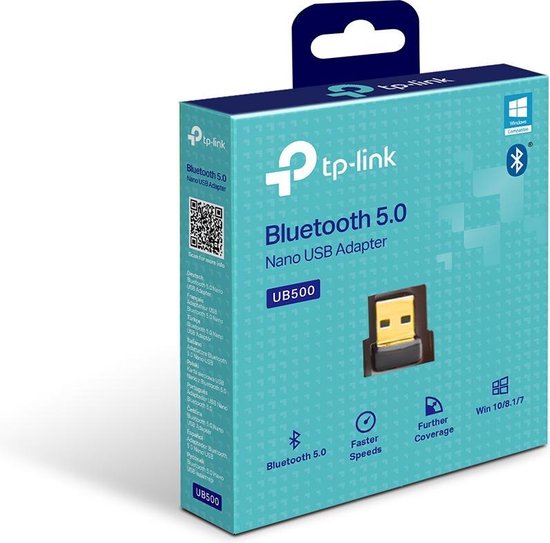 TP-Link UB500 USB-adapter - Bluetooth 5.0 nano - Zwart