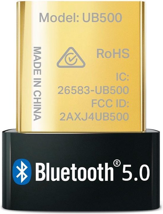 TP-Link UB500 USB-adapter - Bluetooth 5.0 nano - Zwart