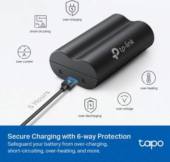 TP-Link Tapo A100 rechargeable battery - suitable for Tapo C420/C400/D230