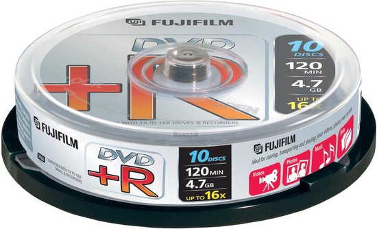 Fujifilm DVD - leeg - 4,7 GB - 10 stuks