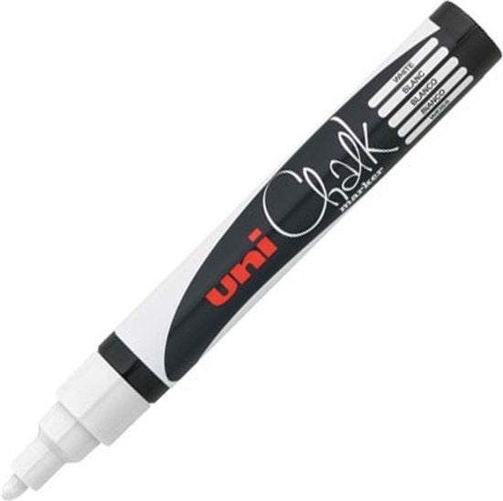 Uni-ball Chalk krijtstift - rond - Wit