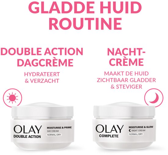 Olay Double Action dagcrème en primer - hydraterend - 50 ml