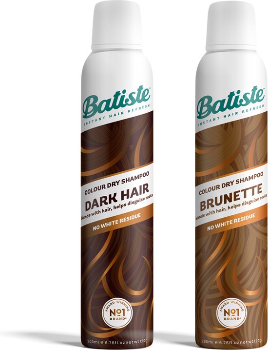 Batiste droogshampoo - Hint of Colour Medium Brunette - 200 ml