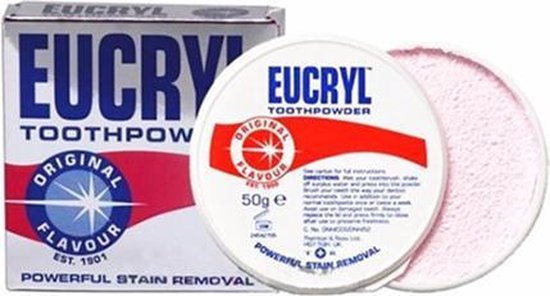Eucryl tandreinigingspoeder - original - 50 gram