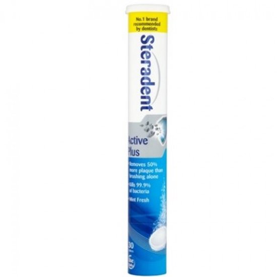 Steradent reinigingstabletten - Active Plus - 30 stuks