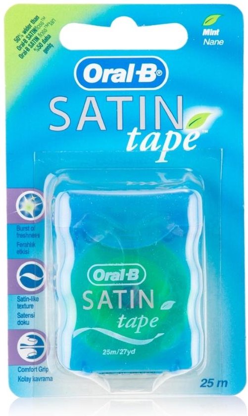 Oral-B Satin Tape flosdraad - mint - 25 m