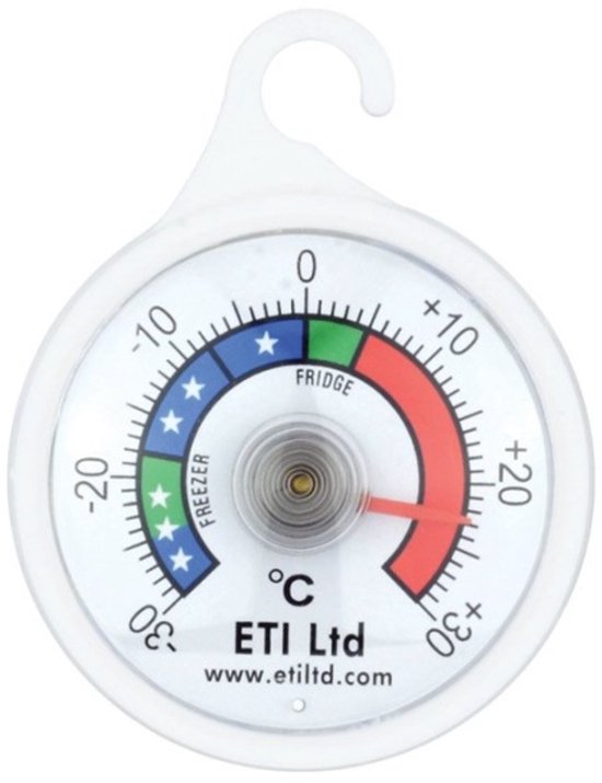 ETI fridge thermometer - fridge and freezer - 52 mm