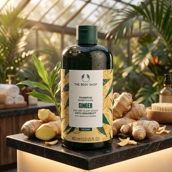 The Body Shop shampoo - Ginger anti-roos - 400 ml