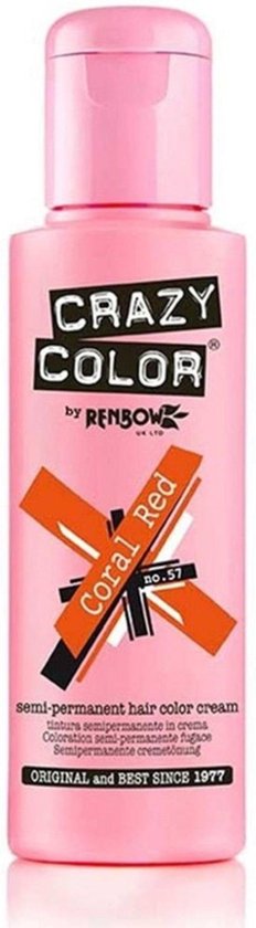 Crazy Color haarverf - Coral Red - 100 ml