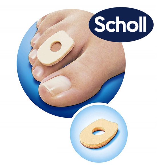 Scholl corn plasters - anti-pressure foam rings - 9 pack