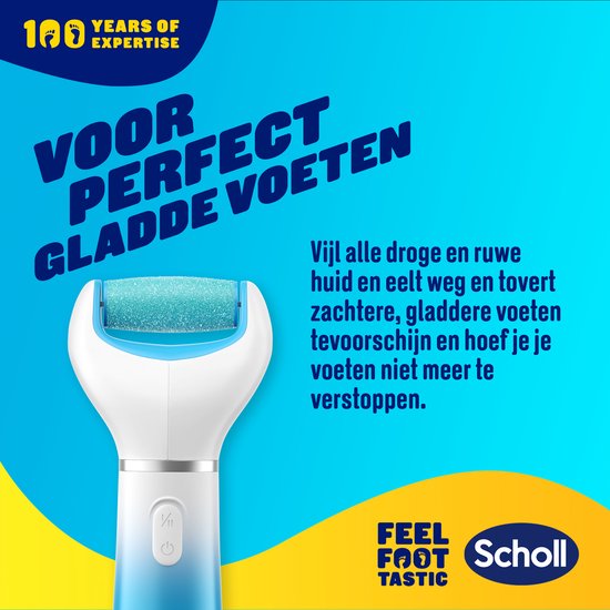 Scholl Velvet Smooth voetvijl - elektrisch en draadloos - eeltverwijderaar - exfoliatie en contour