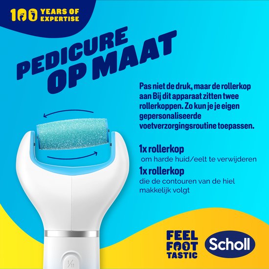 Scholl Velvet Smooth voetvijl - elektrisch en draadloos - eeltverwijderaar - exfoliatie en contour