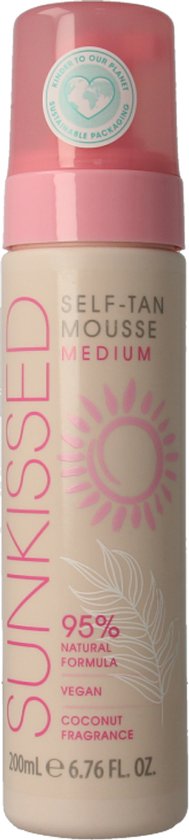 Sunkissed Self Tan Mousse zelfbruiner - medium - 200 ml