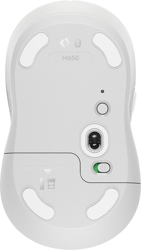Logitech Signature M650 muis - draadloos - Off White