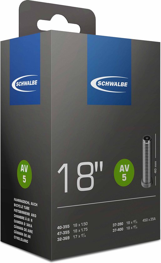 Schwalbe AV5 binnenband - 18/32/47-355/400 - 40 mm ventiel