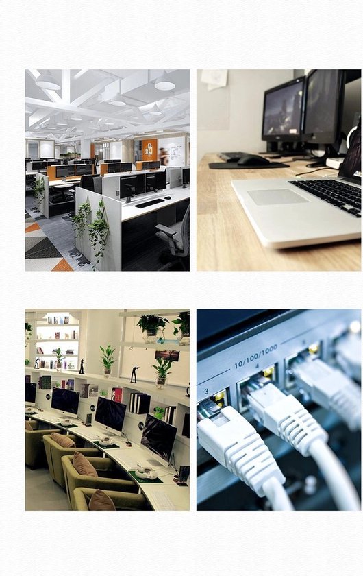 Ugreen Internetkabel 3 meter | CAT 6 | RJ45 | 1000Mbps | Zwart