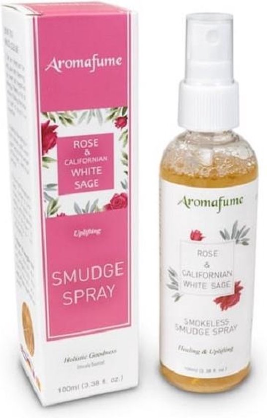 Aromafume smudge spray - witte salie roos - 100 ml