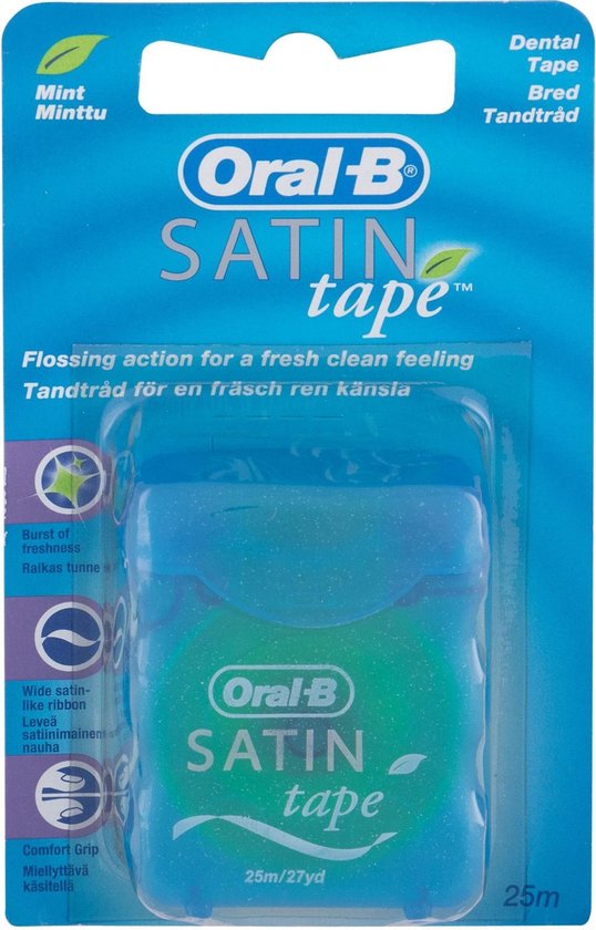 Oral-B Satin Tape flosdraad - mint - 25 m