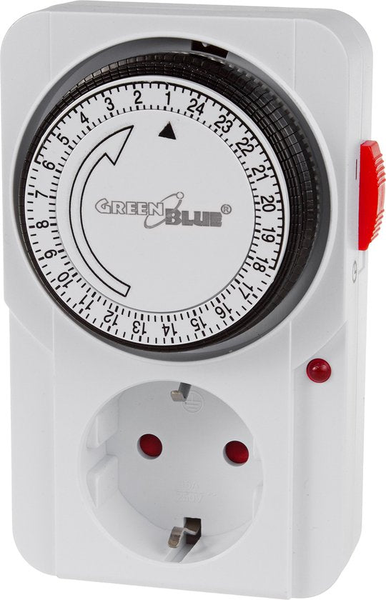 GreenBlue timer - GB360 F mechanical 48 programs - 16A IP20
