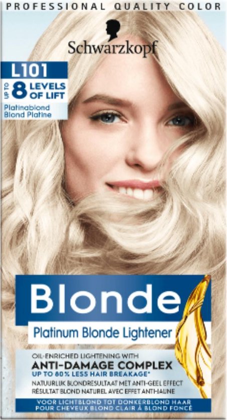 Schwarzkopf Blonde haarverf - Platinum Blond L101
