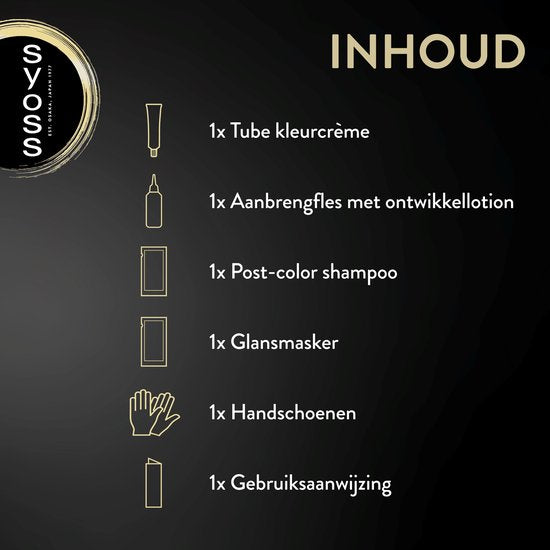 Syoss Oleo Intense haarverf - 3-10 intense bruin - permanent en ammoniakvrij - 100% grijsdekking