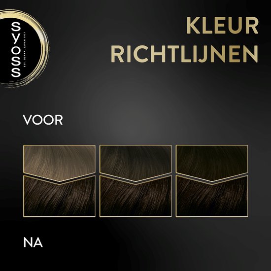 Syoss Oleo Intense haarverf - 3-10 intense bruin - permanent en ammoniakvrij - 100% grijsdekking