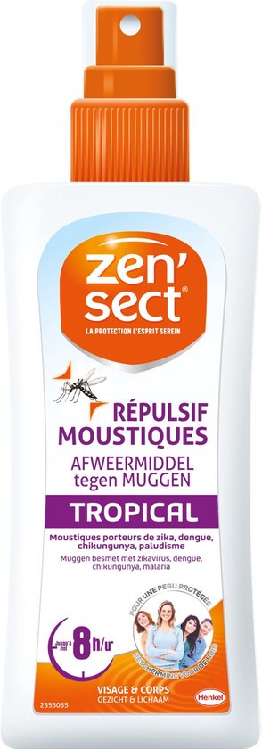Zensect muggenlotion - Skin Protect Tropical - zonder DEET - 100 ml