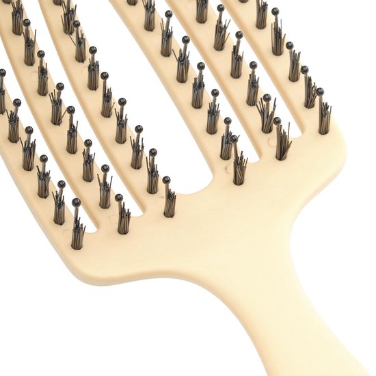 Olivia Garden Fingerbrush mini haarborstel - kids - Geel