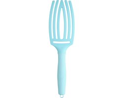 Olivia Garden Fingerbrush haarborstel - boar & nylon - Blue Sky