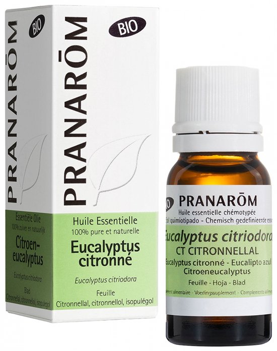 Pranarom etherische olie - citroeneucalyptus - bio - 10 ml