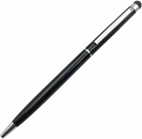 Value Pack of 3 - 2 in 1 Stylus Pen with Ballpoint Pen - Suitable for iPad, Samsung, Smartphone, Laptop, Tablet - Black