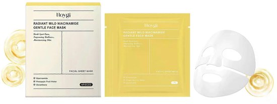 Biodance Radiant Vita Niacinamide hydrogel masker - set van 4