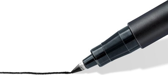 Staedtler Lumocolor permanent pen - F nib - box of 10 assorted colours