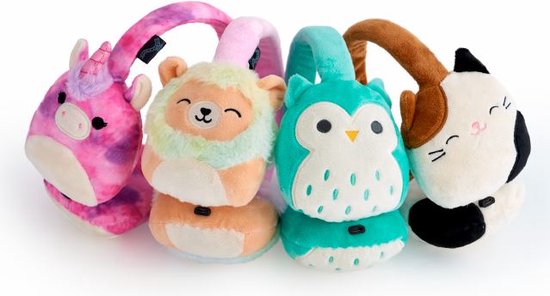 Squishmallows wireless children's headphones - Leonard plush - with microphone