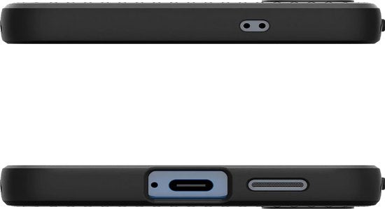 Spigen Liquid Air hoesje - Samsung Galaxy S25 - Matte zwart