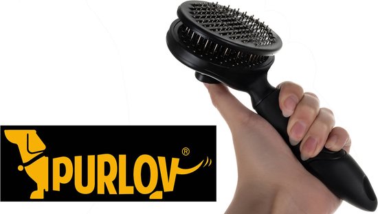 Purlov pet brush - self-cleaning